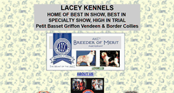 Desktop Screenshot of laceykennels.com